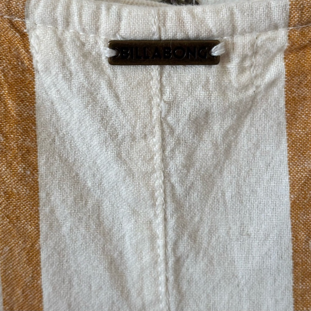 Billabong Light The Night Jumpsuit Sleeveless Striped Women’s Size Large - Picture 5 of 12